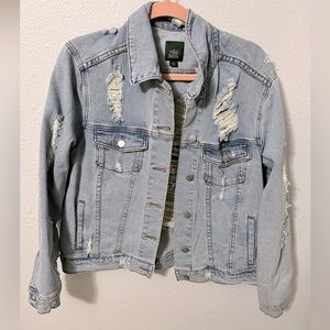 Distressed Jean Jacket